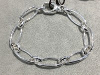 Bracciale Fidia in argento maglie ellittiche  B806/A