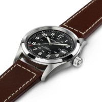 Hamilton KHAKI FIELD AUTO 38 mm cinturino cuoio