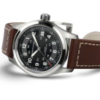 Hamilton KHAKI FIELD AUTO 38 mm cinturino cuoio