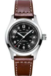 Hamilton KHAKI FIELD AUTO 38 mm cinturino cuoio