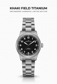 Hamilton Khaki Hamilton Field Titanium Auto 36mm LIimited Edition ENGINEERED GARMENTS H70235130